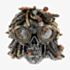 Steampunk Rasta Skull Ornament 351227