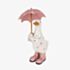Polka Dot Brolly Duck Pink Small Figurine 295600