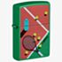 Zippo Matte Green Tennis Design Lighter 46627