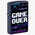 Zippo Matte Navy Game Over Design Lighter 46663