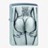 Zippo Brushed Chrome Stocking Girl Design Lighter 1300116