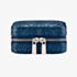 WOLF X Liberty Small Navy Jewellery Zip Case 381317