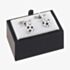 Equilibrium Silver Plated Football Cufflinks 359590