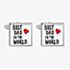 Best Dad In The World Cufflinks 90-1089