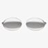 Sterling Silver Oval Engraveable Cufflinks 70-7020