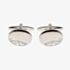 Oval Engraved Leaf Design Engraveable Cufflinks 90-9009