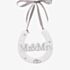 White Plastic Mr & Mrs Wedding Horseshoe WG726W