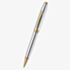 Cross Foundry Polished Chrome & Gold Ballpoint Pen AT0812-3
