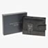 Equilibrium Mens Two Tone Black Leather Wallet 209910