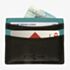 Black & Blue Leather Credit Card RFID Wallet LX-05