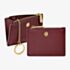 BOSS Signature Lady Burgundy Card Holder Purse HEK616R