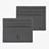 BOSS Double B Saffiano Grey Card Holder Wallet HLC526H