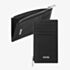 BOSS Classic Smooth Black Zip Card Holder Wallet HLK503A
