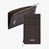 BOSS Classic Smooth Brown Zip Card Holder Wallet HLK503Y