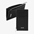 BOSS Classic Grained Black Zip Card Holder Wallet HLK518A
