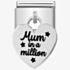 Nomination CLASSIC Composable Limited Edition Silver Heart Pendant Mum In A Million Charm 331811/02