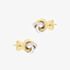 9ct Three Colour Gold Knot Stud Earrings 3.55.8269