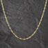 Pre-Owned 9ct Yellow Gold Twisted 18 Inch Curb Chain 41021724