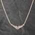 Pre-Owned 18ct Two Colour Gold 0.15ct Brilliant Cut Diamond Set 16 Inch Necklace 41041465