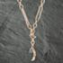 Pre-Owned Vintage 9ct Rose Gold T Bar & Swivel Double Albert 15 Inch Figaro Chain 41041564