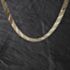 Pre-Owned 9ct Two Colour Gold Brick Link 16 Inch Fancy Necklace 41041797