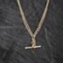 Pre-Owned Vintage Yellow Gold 14 Inch T-Bar Curb Chain 41041894