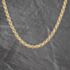 Pre-Owned 9ct Yellow Gold 18 Inch Rope Chain 41041927