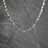 Pre-Owned 9ct Two Colour Gold Diamond Set 16 Inch Flat Link Chain 41041937