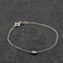 Pre-Owned 18ct White Gold 0.12ct Diamond Set 6.5 Inch Trace Chain Bracelet 41051117