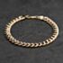 Pre-Owned 9ct Yellow Gold 8 Inch Curb Chain Bracelet 41081294