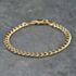 Pre-Owned 9ct Yellow Gold 7.5 Inch Curb Chain Bracelet 41081297