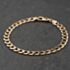 Pre-Owned 9ct Yellow Gold 8.5 Inch Curb Chain Bracelet 41081317