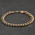Pre-Owned 9ct Yellow Gold 8.5 Inch Curb Chain Bracelet 41081324