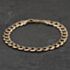 Pre-Owned 9ct Yellow Gold 8.5 Inch Curb Chain Bracelet 41081328