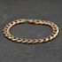 Pre-Owned 9ct Yellow Gold 9 Inch Curb Chain Bracelet 41081330