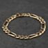 Pre-Owned 9ct Yellow Gold 8 Inch Figaro Chain Bracelet 41081341