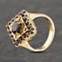 Pre-Owned Vintage Yellow Gold Garnet Marquise Shape Dress Ring 41103255