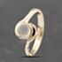 Pre-Owned 9ct Yellow Gold Moonstone Round Dress Ring 41103270