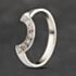 Pre-Owned 9ct White Gold Cubic Zirconia Shaped Ring 41103347