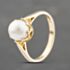 Pre-Owned 9ct Yellow Gold Cultured Pearl Single Dress Ring 41103668
