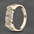 Pre-Owned 9ct Yellow Gold Cubic Zirconia Mum Signet Ring 41103765