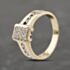 Pre-Owned 9ct Yellow Gold Cubic Zirconia Cluster Ring 41103930