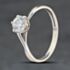 Pre-Owned 9ct White Gold Cubic Zirconia Solitaire Ring 41103975