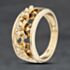 Pre-Owned 9ct Yellow Gold Flowers Dress Ring 41103996