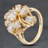 Pre-Owned 14ct Yellow Gold Cubic Zirconia Cluster Ring 41104027