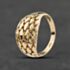Pre-Owned 9ct Yellow Gold Open Worked Signet Ring 41104068