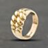 Pre-Owned 9ct Yellow Gold Two Row Twist Dress Ring 411002160931
