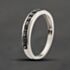Pre-Owned 9ct White Gold Colour Changing Garnet Channel Set Half Eternity Ring 41104191