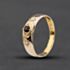 Pre-Owned 9ct Yellow Gold Garnet & Pearl Dress Ring 41104339