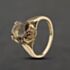 Pre-Owned 9ct Yellow Gold Smoky Quartz Oval Dress Ring 41104363
